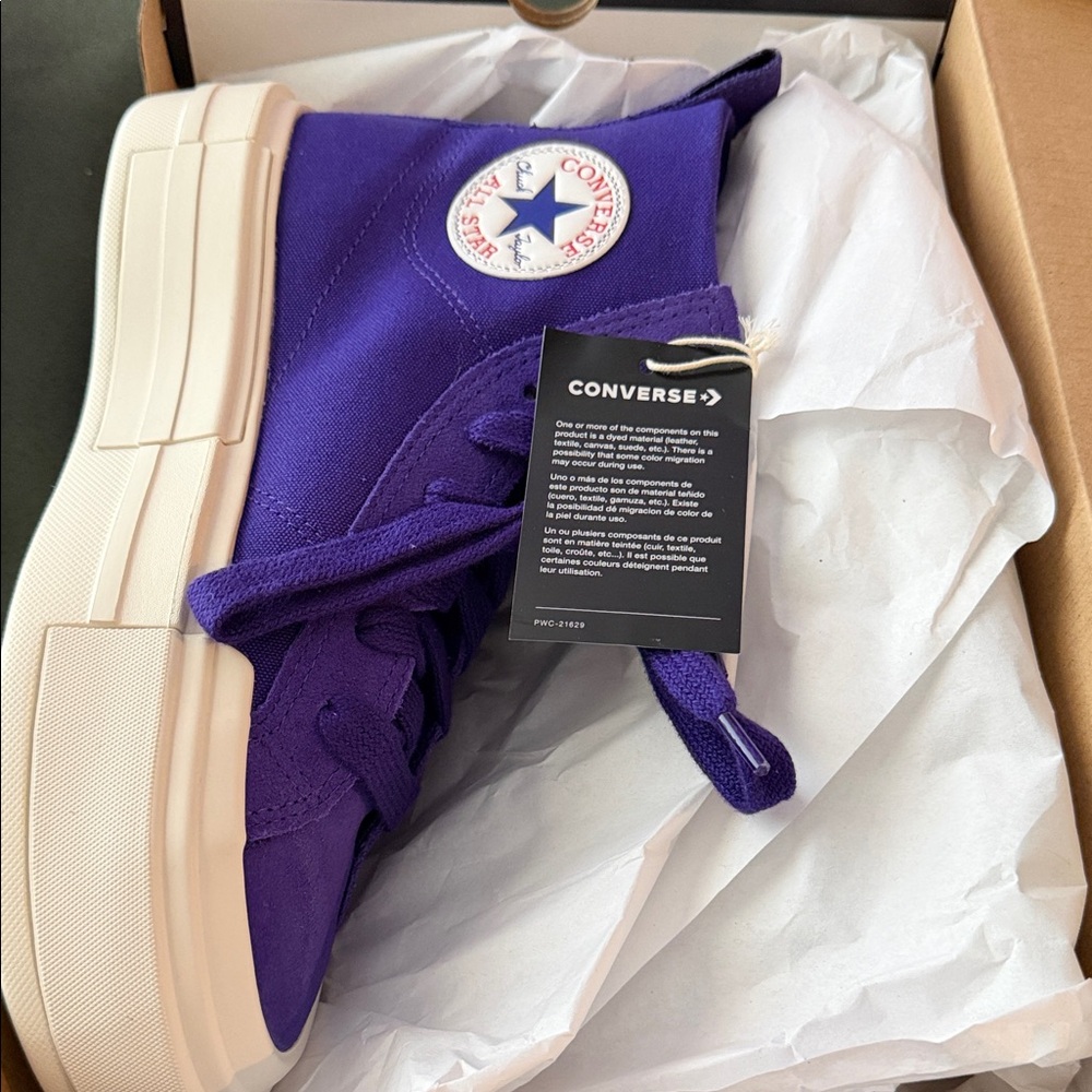Converse CTAS Cruise Hi Purple Sneakers